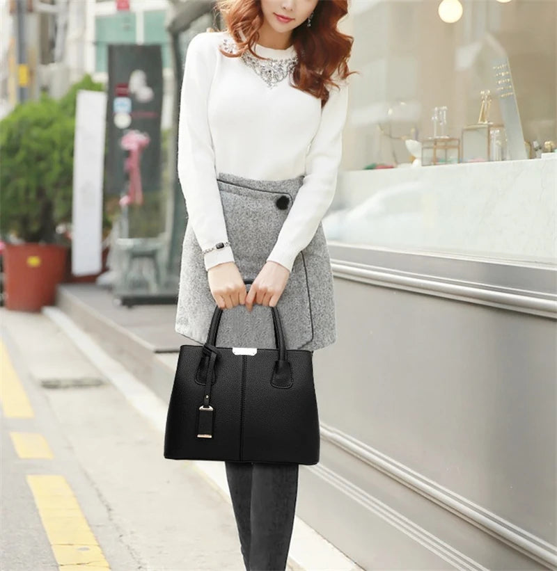Famous Designer Brand Bags Women Leather Handbags New Luxury Ladies Hand Bags Purse Fashion Shoulder Bags