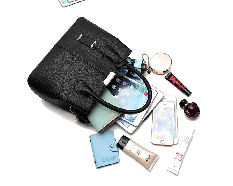 Famous Designer Brand Bags Women Leather Handbags New Luxury Ladies Hand Bags Purse Fashion Shoulder Bags