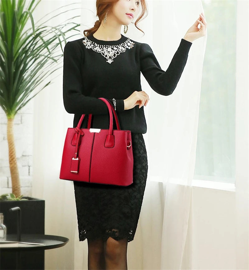 Famous Designer Brand Bags Women Leather Handbags New Luxury Ladies Hand Bags Purse Fashion Shoulder Bags