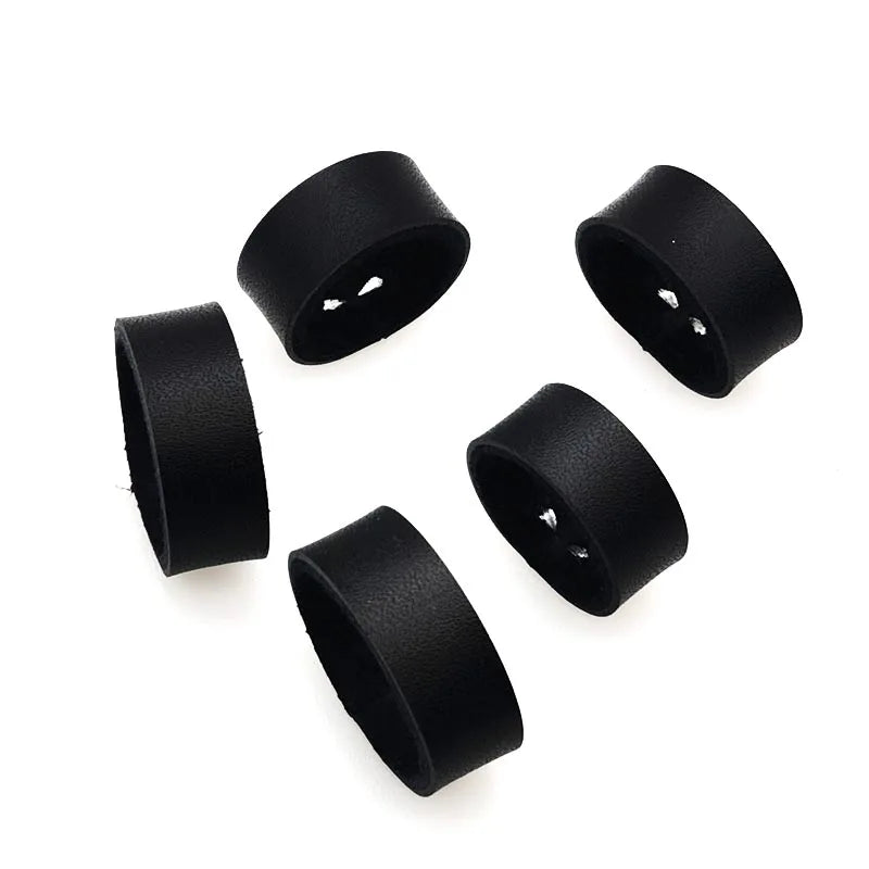2020 Fashion Real Leather Ring For Women Designer Punk Style Jewelry Rings Handmade Artificial Jewelry Wholesale Ring Finger