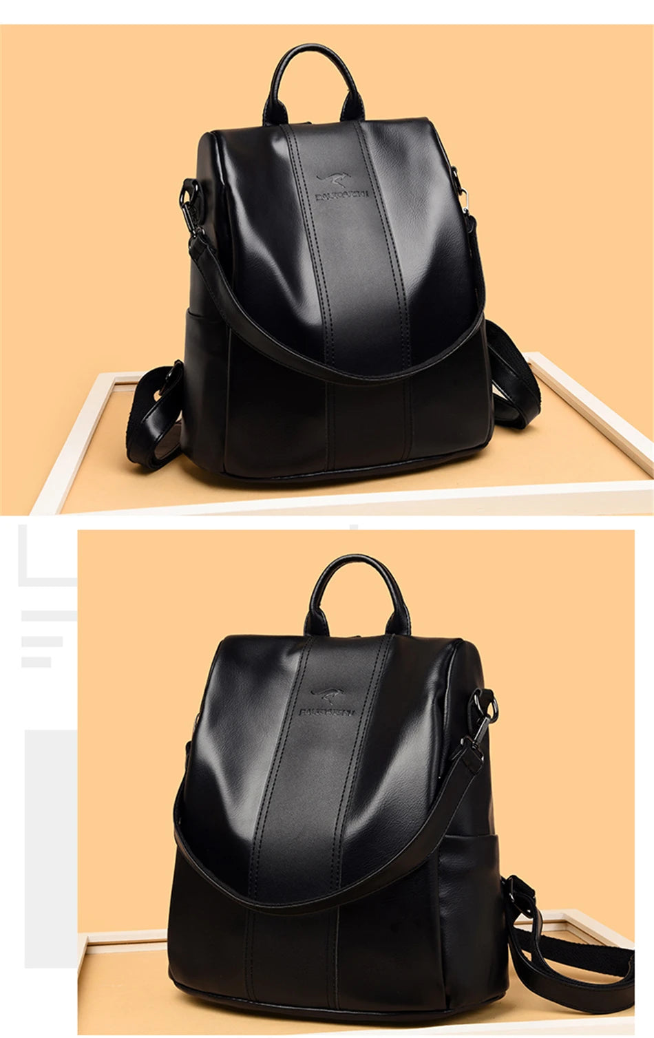 Ladies Travel Backpack Mochila Feminina Anti Theft Sac Women Leather Backpack High Quality Bagpack School Bags for Teenage Girls