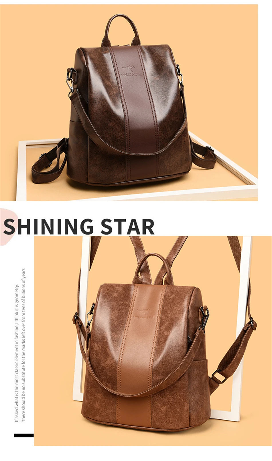 Ladies Travel Backpack Mochila Feminina Anti Theft Sac Women Leather Backpack High Quality Bagpack School Bags for Teenage Girls