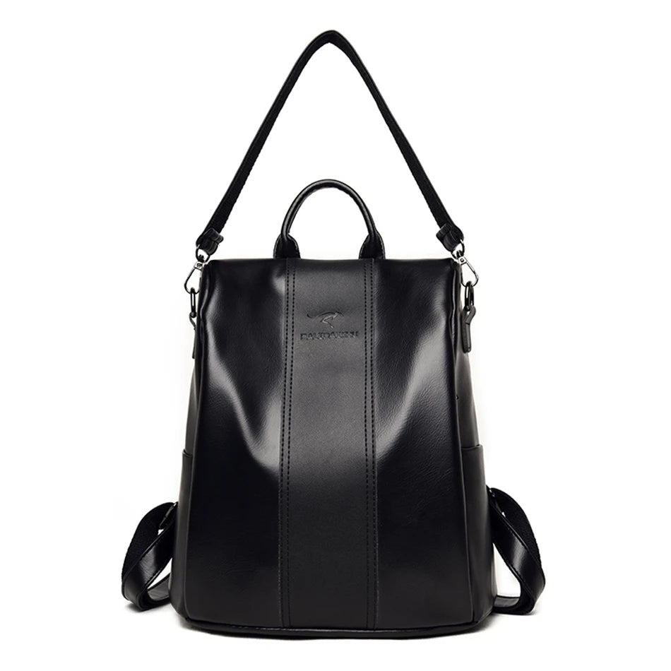 Ladies Travel Backpack Mochila Feminina Anti Theft Sac Women Leather Backpack High Quality Bagpack School Bags for Teenage Girls
