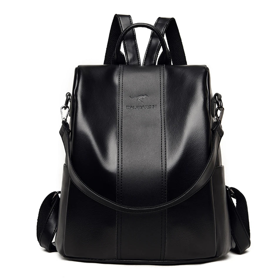 Ladies Travel Backpack Mochila Feminina Anti Theft Sac Women Leather Backpack High Quality Bagpack School Bags for Teenage Girls