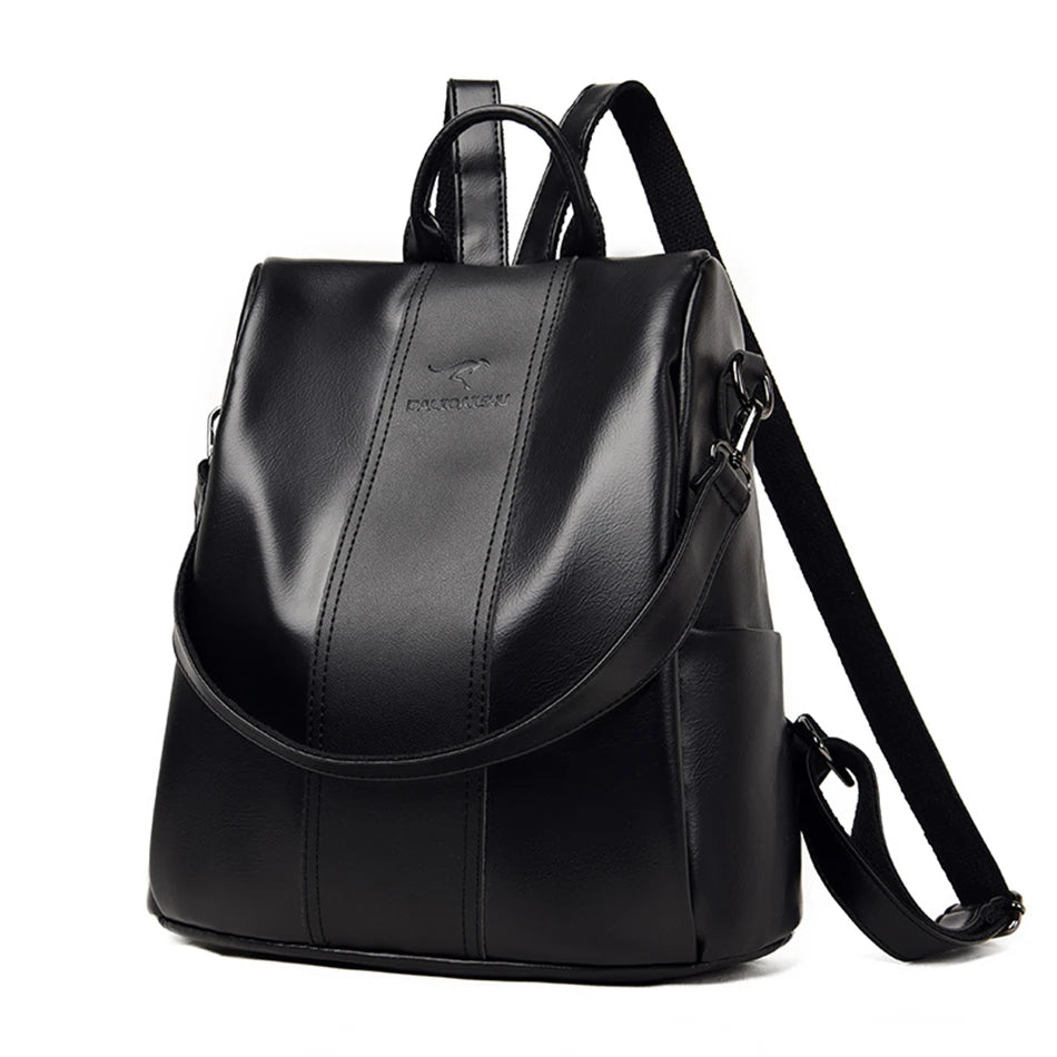 Ladies Travel Backpack Mochila Feminina Anti Theft Sac Women Leather Backpack High Quality Bagpack School Bags for Teenage Girls