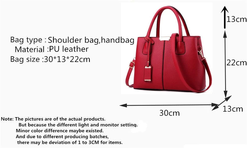 Famous Designer Brand Bags Women Leather Handbags New Luxury Ladies Hand Bags Purse Fashion Shoulder Bags