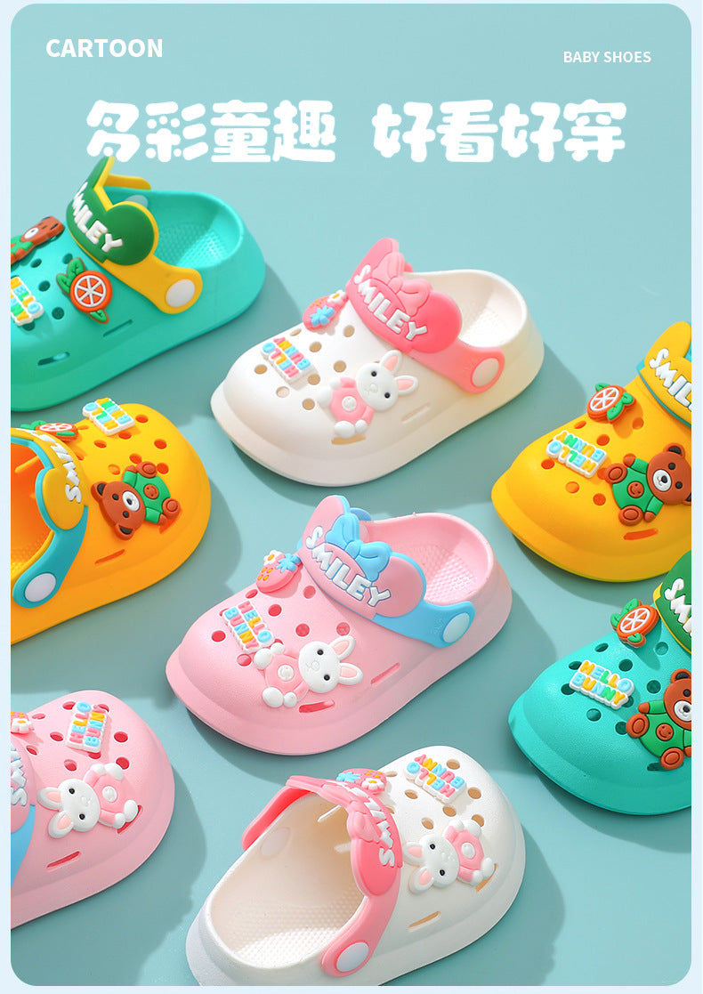 Slippers Baby Shoe Sandals for Girl Boy Mules Baby Girl Shoe Cartoon Sandal Infantil for Boy Kid Garden Shoe Infant Girl Sandal