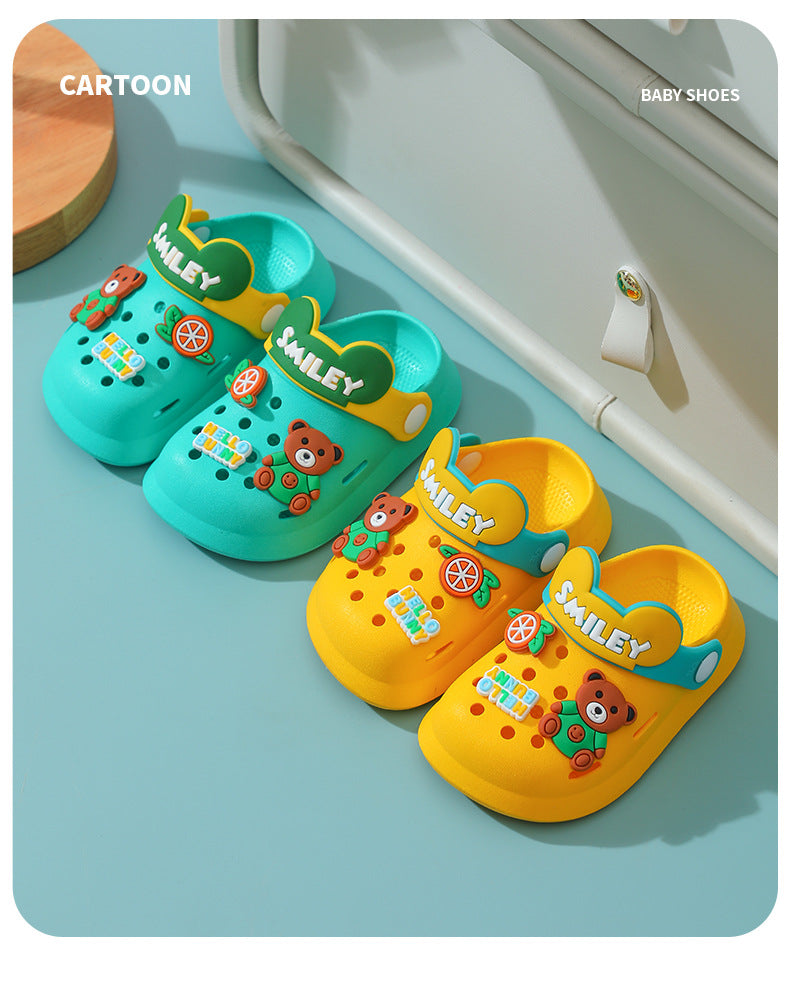 Slippers Baby Shoe Sandals for Girl Boy Mules Baby Girl Shoe Cartoon Sandal Infantil for Boy Kid Garden Shoe Infant Girl Sandal