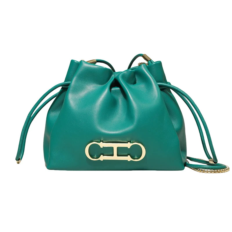 CH Casual Style Daily Ladies Small Bag Premium Sense Ladies Commuter Bag High Quality Solid Colour Design Ladies Shoulder Bag