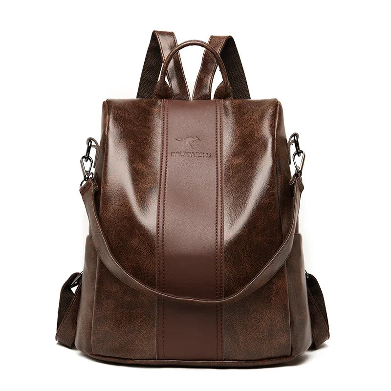 Ladies Travel Backpack Mochila Feminina Anti Theft Sac Women Leather Backpack High Quality Bagpack School Bags for Teenage Girls