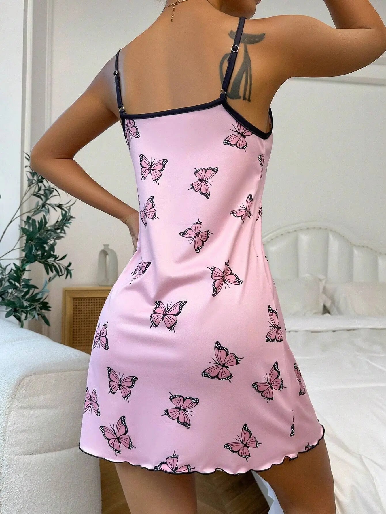 Summer Ladies Printed Nightgowns Ladies Nightwear Homewear New Ladies Comfortable Casual Sexy Nightgowns Wearable Halter Skirt
