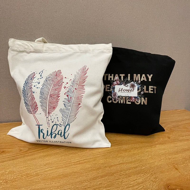 Lady Bags Cute New Handbags Leisure the Tote Bag Women's Shopping Bag Eco Shopper Beach Cloth Canvas Handbag Shoulder Foldable