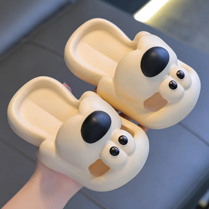 Summer Children's Boy Girl Slippers Cartoon Dog Sandals Anti-Slip Kid Shoes Soft Sole Baby Slippers Indoor Hole Shoes A1219
