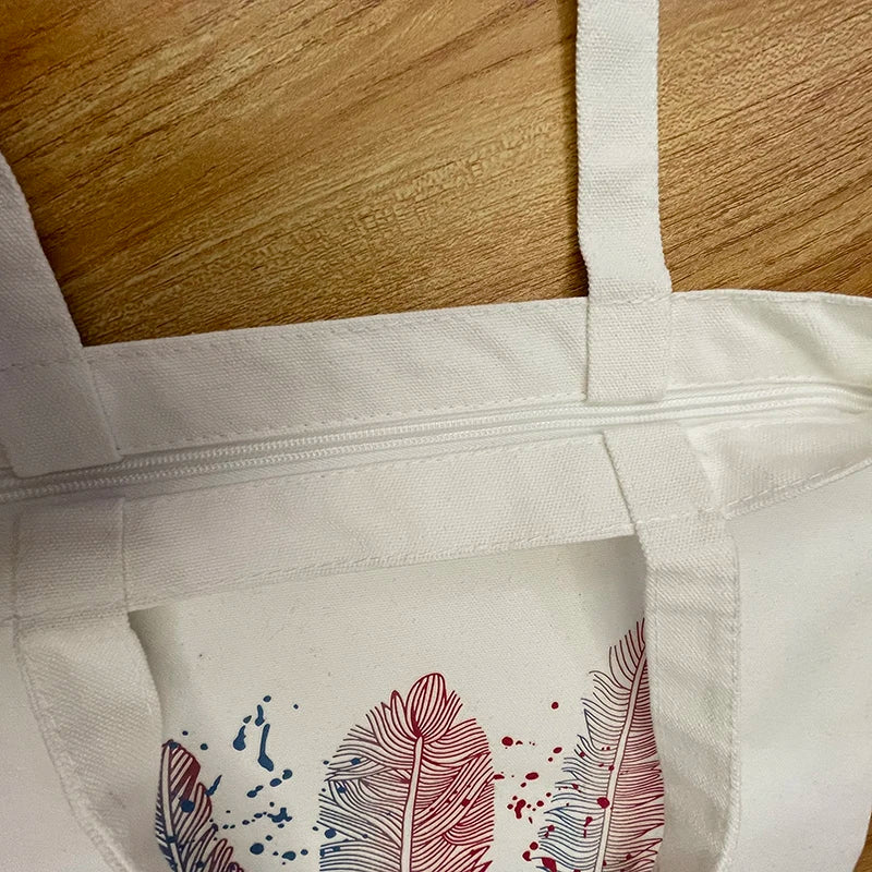 Lady Bags Cute New Handbags Leisure the Tote Bag Women's Shopping Bag Eco Shopper Beach Cloth Canvas Handbag Shoulder Foldable