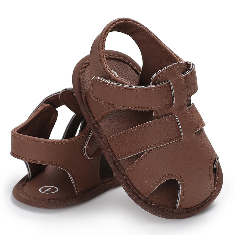 Baby First Walkers Baby 0-18 months Boy Girl Slippers Toddler Kids Nursery School Summer New Leather Shoes