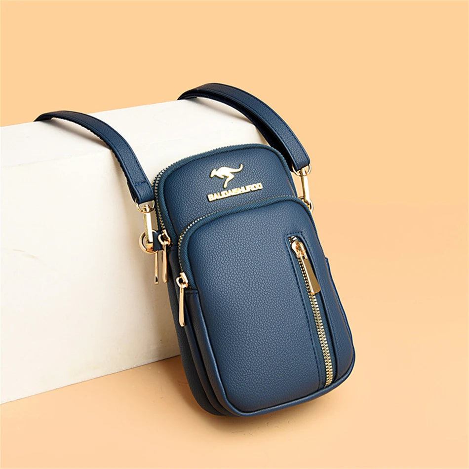 Ladies New Trendy Pu Leather Shoulder Bags Luxury Designer Simple Small Purse Handbags for Women Fashion Messenger Bags Sac