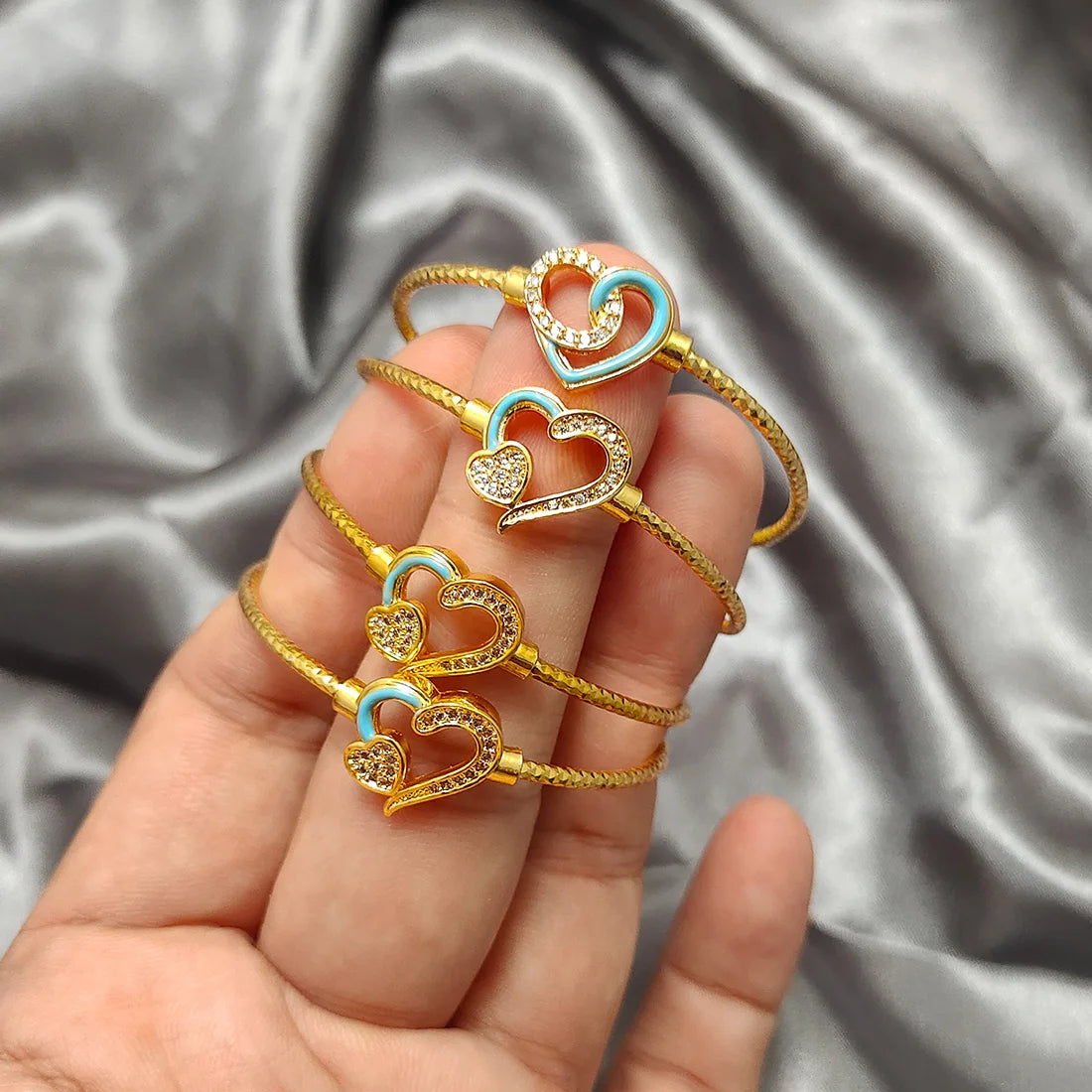 Baby Child Bangles Ethnic Dubai Gold Color Bangles Kids Bracelet Luxury Bracelet Dubai Bangles Child Jewelry Birthday Present