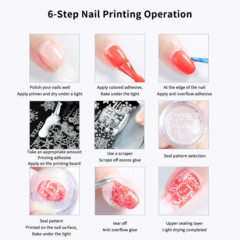 Nail Art Stamping Gel Polish: Colorful Special Paints for Steel Plate Printing & Phototherapy Transfer Nail Art