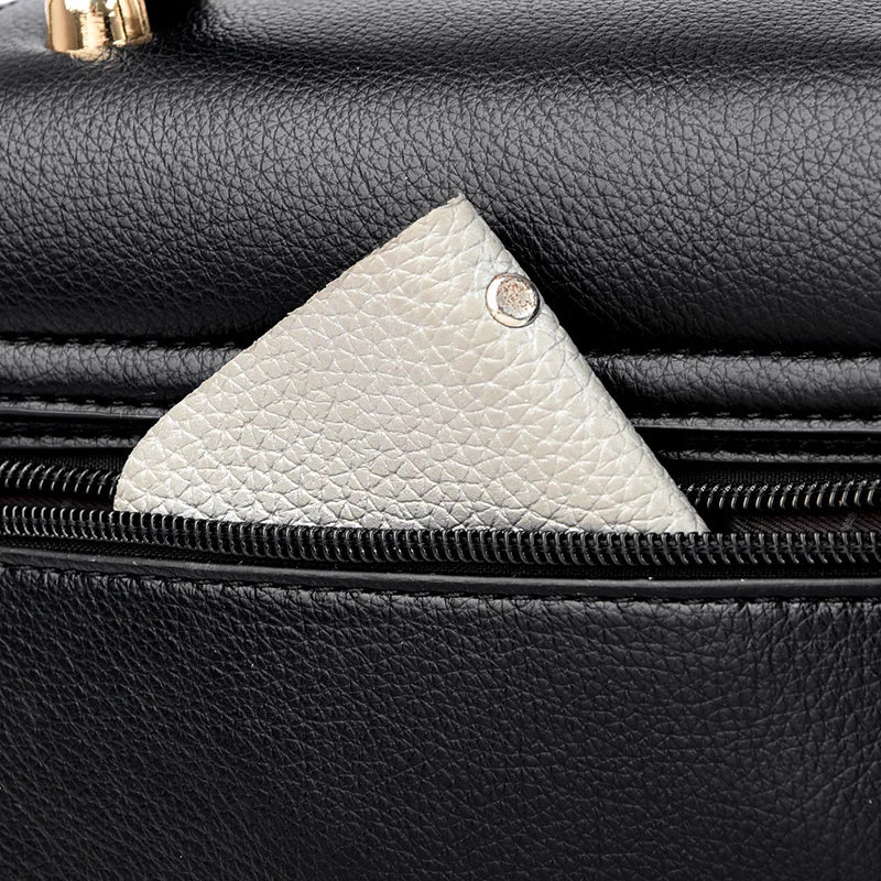 Ladies Casual Big Bags 2023 New Style Ladies Bags Fashion Handbags Solid Color Leather Ladies Bags Designer Style Women's Bags