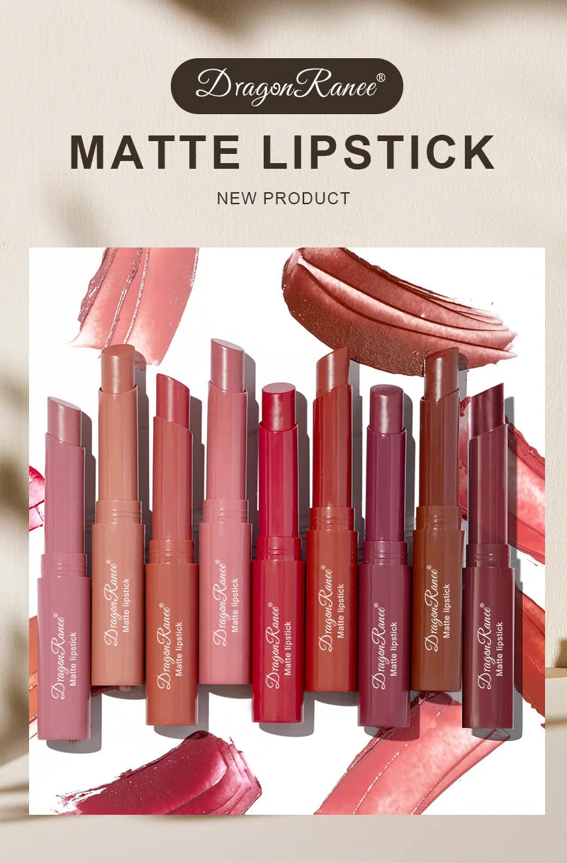 Dragon Ranee Crayon Lipstick Matte Lipstick Pencil Slant Lipstick Nude Soy Lipstick