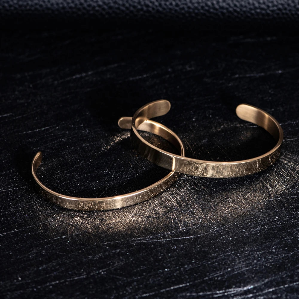 Stainless Steel Bracelet Cuff Bracelets Bangles Men Bracelets Opening Bangles Geometric Simple Designs Jewelry
