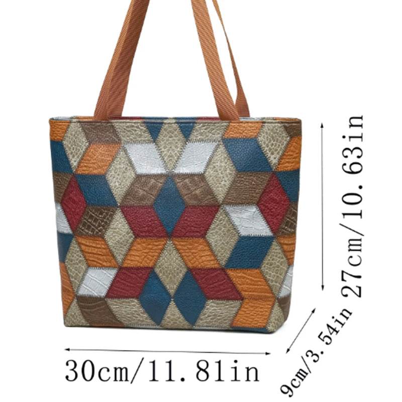 Ladies' high-end handbags - plain tote bags - fashionable cross-body bags - essential for shopping - suitable for all seasons.