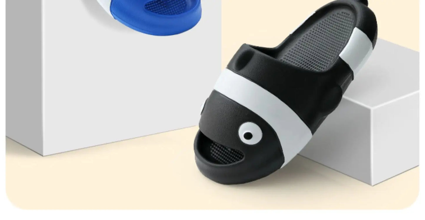 Cute Girl Slippers Summer Feet Stepping Thick Bottom Cartoon Indoor Home Parent Child Anti Slip Home Bathroom Slippers