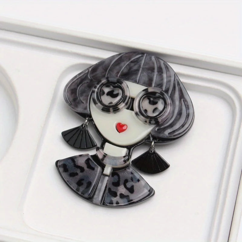 Fashion Design Ladies Element Brooch Personality Temperament Elegant Ladies Pin Accessory Gift