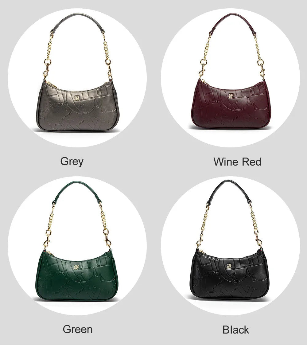 CH Ladies Handbag Business Luxury Brand Fashion Classic Retro Design Ladies New Printed Pattern High Quality Ladies Armpit Bag