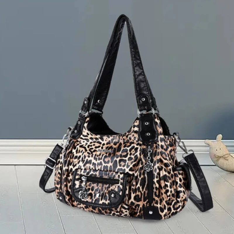 Ladies Hand Bags for Women Pu Casual Single Shoulder Crossbody Bag Multifunctional Purses and Handbags Повседневная Сумка