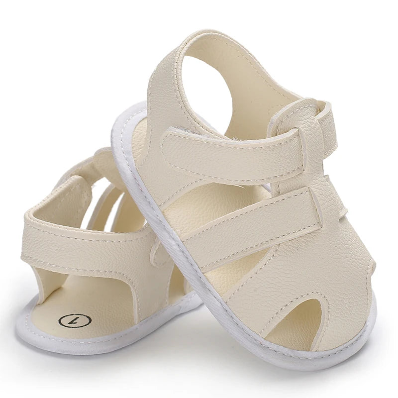 Baby First Walkers Baby 0-18 months Boy Girl Slippers Toddler Kids Nursery School Summer New Leather Shoes