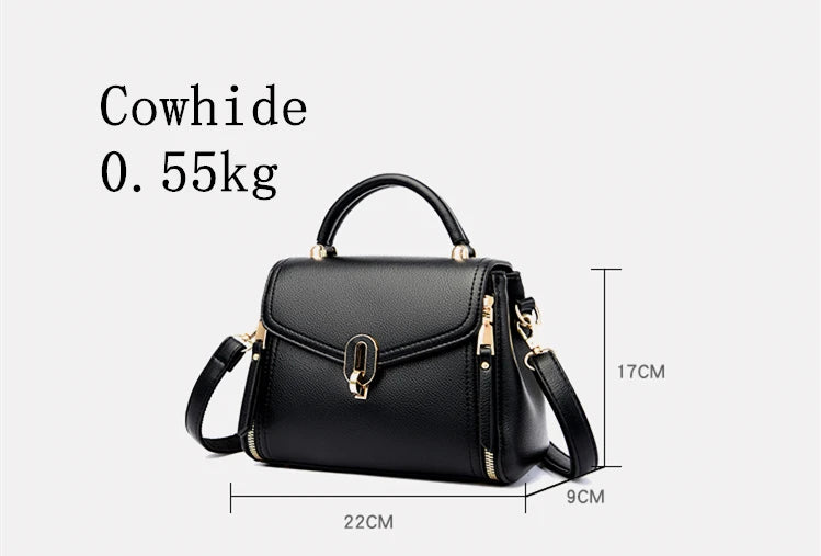 Ladies Casual Big Bags 2023 New Style Ladies Bags Fashion Handbags Solid Color Leather Ladies Bags Designer Style Women's Bags