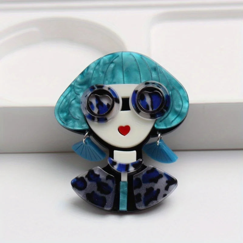 Fashion Design Ladies Element Brooch Personality Temperament Elegant Ladies Pin Accessory Gift
