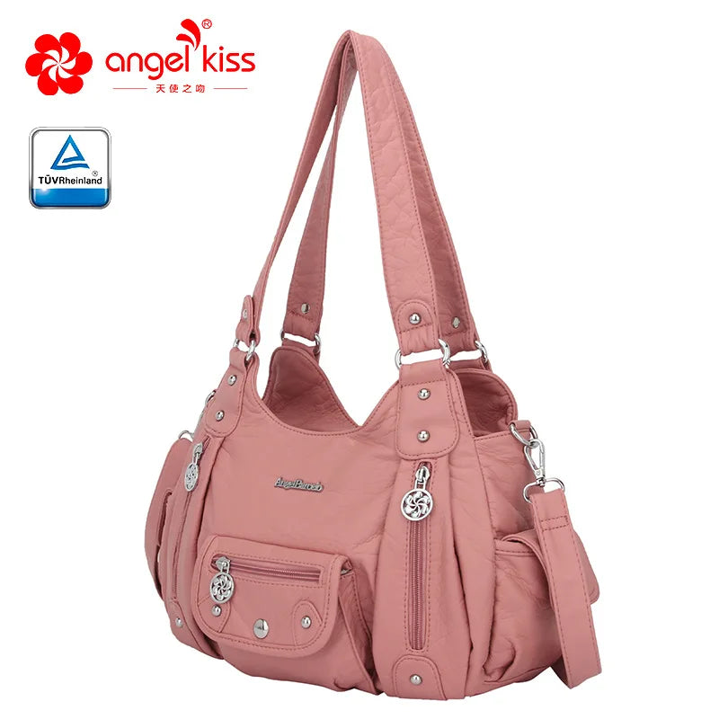 Ladies Hand Bags for Women Pu Casual Single Shoulder Crossbody Bag Multifunctional Purses and Handbags Повседневная Сумка