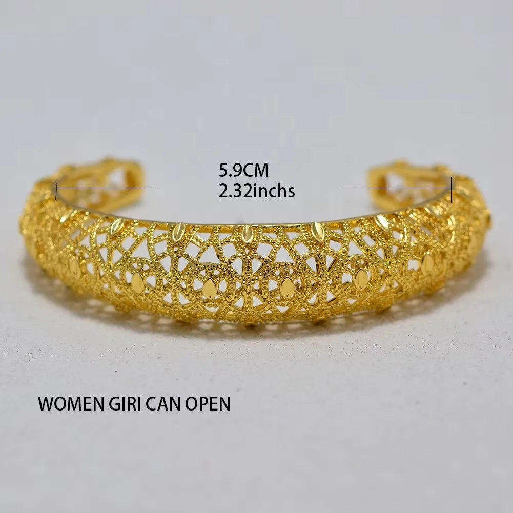 24k Bangles Girls Dubai Gold Color Turkish Egyptian Algeria Indian Moroccan Saudi Gold Color Bangles Kids Bangles Jewelry