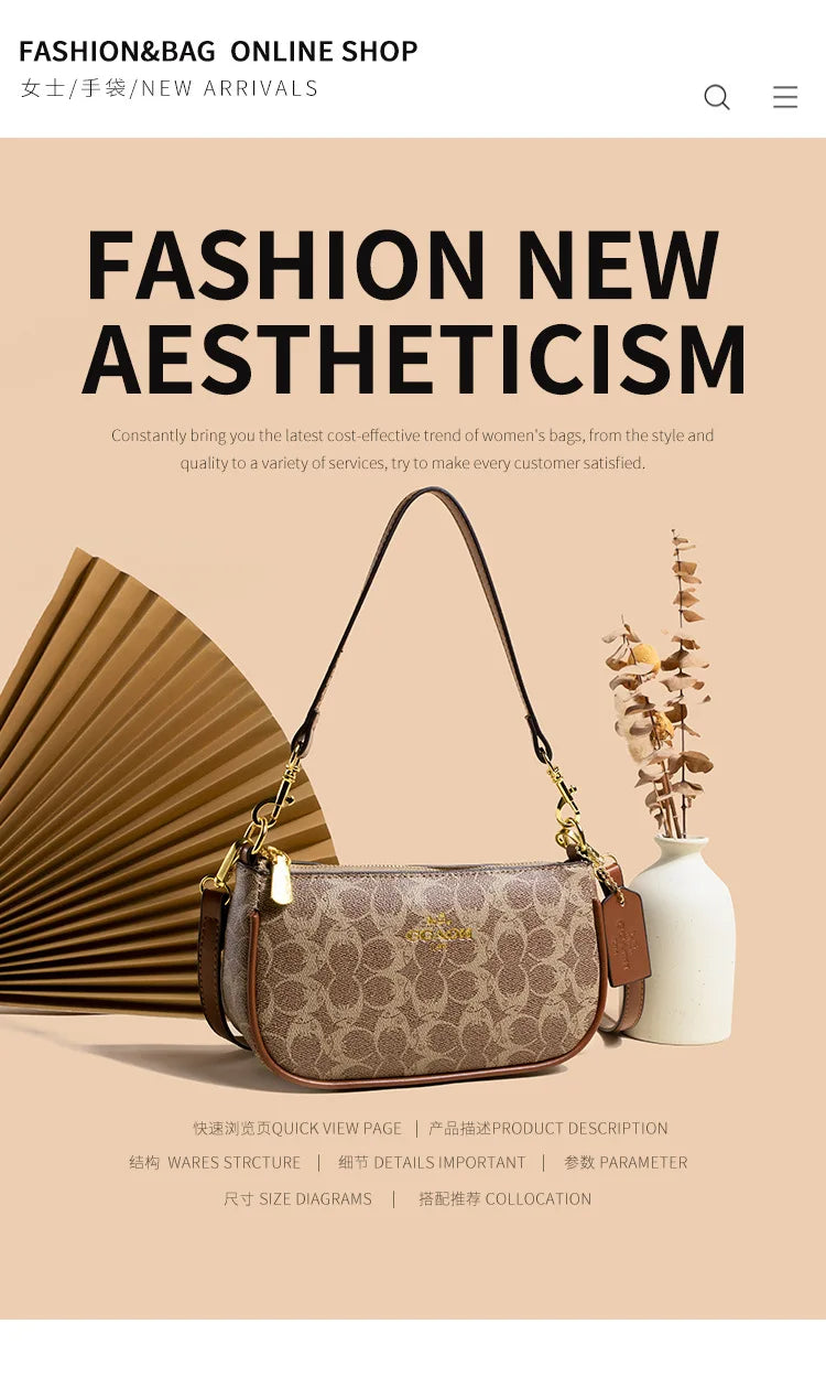 Hot Popular Ladies Shoulder Ins Bag Leather Luxury Handbag Ladies Bag Designer Ladies Shoulder Bag Ladies Crossbody Ladies Bags