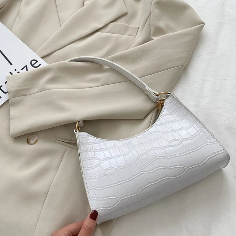 Ladies Shopping Bags Ladies Handbags Shoulder Bags Chain Handbags Underarm Bags Female Bags Small Square Bags White