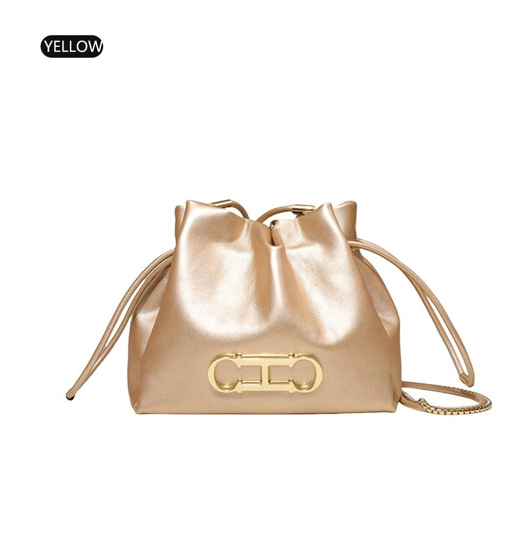 CH Casual Style Daily Ladies Small Bag Premium Sense Ladies Commuter Bag High Quality Solid Colour Design Ladies Shoulder Bag