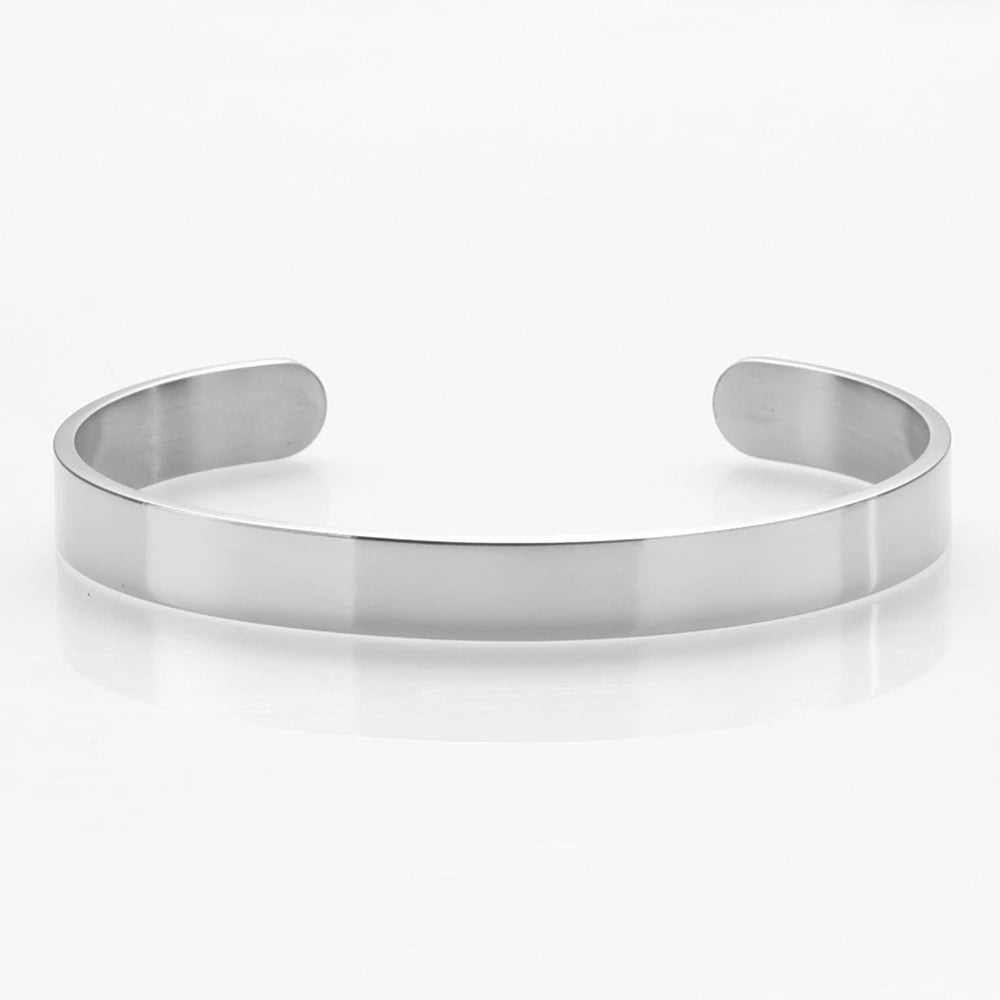 Stainless Steel Bracelet Cuff Bracelets Bangles Men Bracelets Opening Bangles Geometric Simple Designs Jewelry