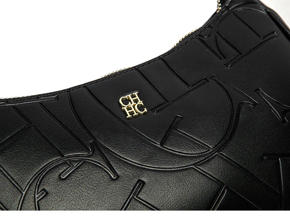 CH Ladies Handbag Business Luxury Brand Fashion Classic Retro Design Ladies New Printed Pattern High Quality Ladies Armpit Bag