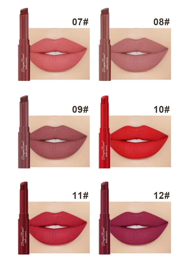 Dragon Ranee Crayon Lipstick Matte Lipstick Pencil Slant Lipstick Nude Soy Lipstick