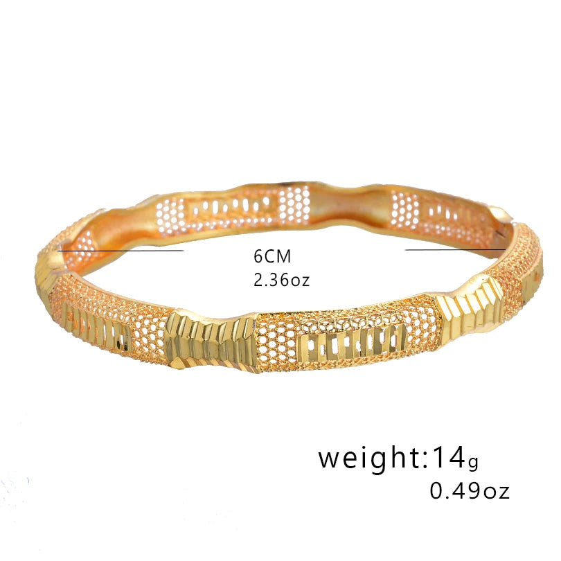 24k Bangles Girls Dubai Gold Color Turkish Egyptian Algeria Indian Moroccan Saudi Gold Color Bangles Kids Bangles Jewelry