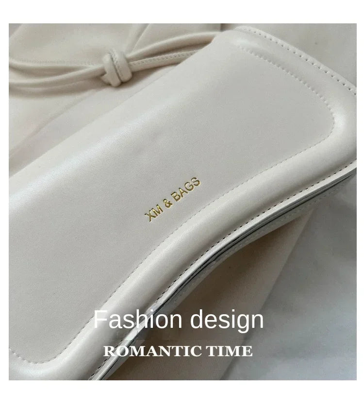 Ladies Shoulder Crossbody Bags Women Underarm Bags Solid Color Small Top-handle Bags Purse Female Daily Handbags PU Leather