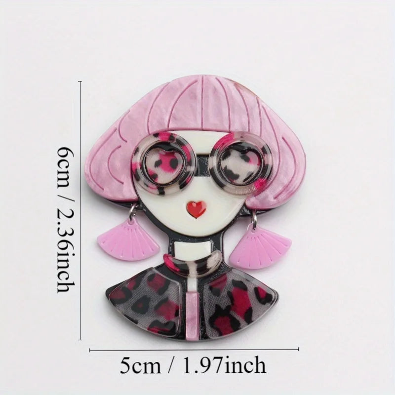 Fashion Design Ladies Element Brooch Personality Temperament Elegant Ladies Pin Accessory Gift