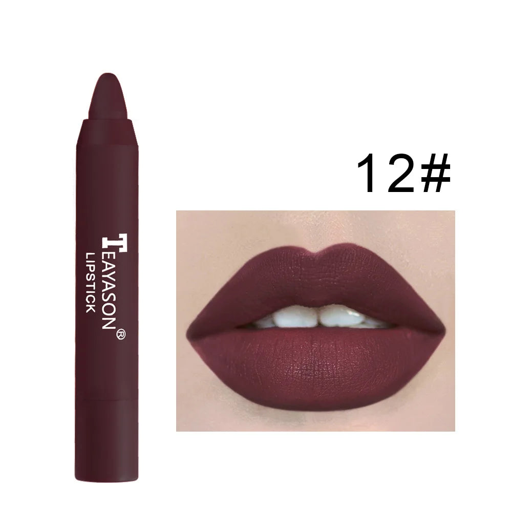 Matte velvet lipstick does not fade, does not stick to cup lipstick lipstick moisturizing lipstick pen nude earth red lipstick p