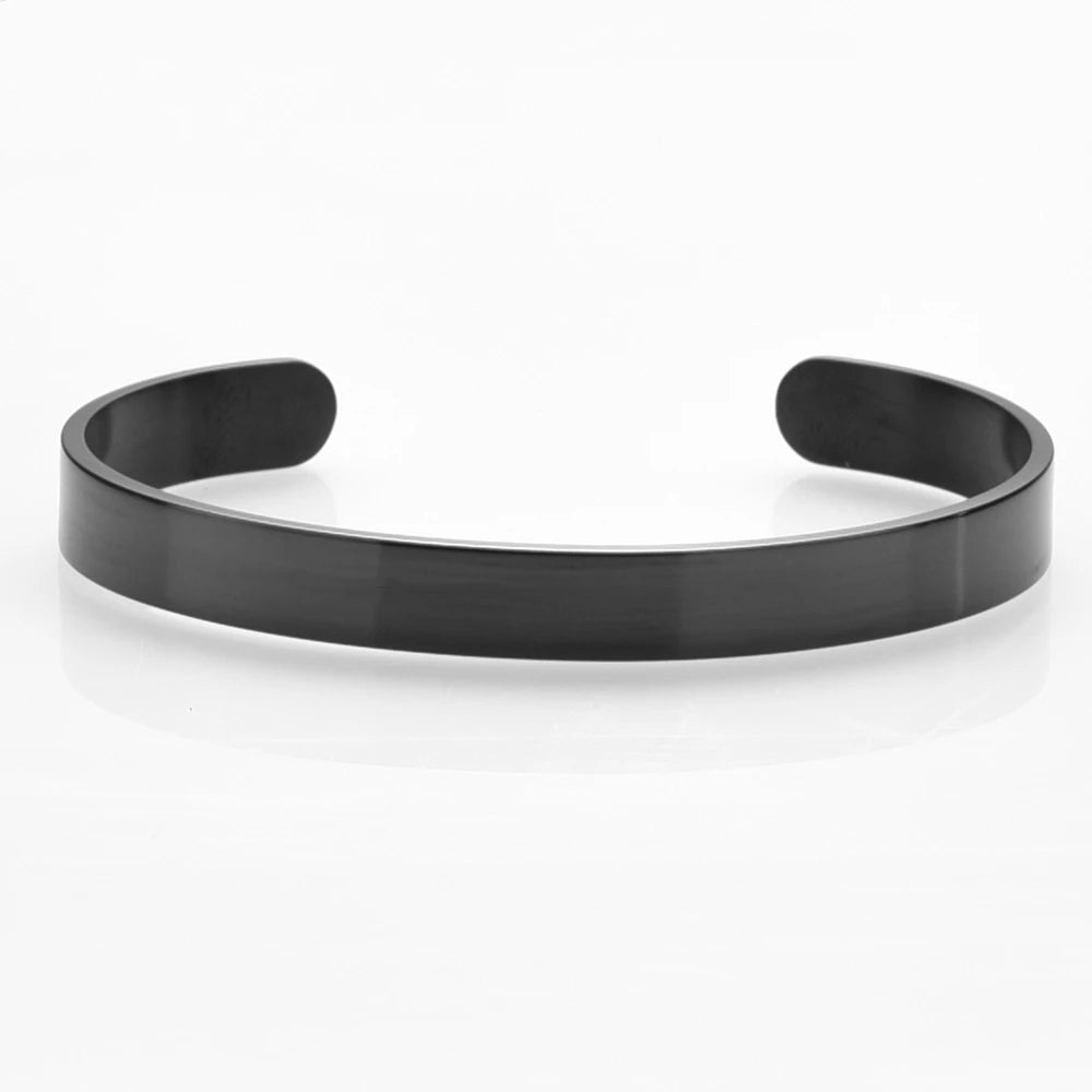 Stainless Steel Bracelet Cuff Bracelets Bangles Men Bracelets Opening Bangles Geometric Simple Designs Jewelry