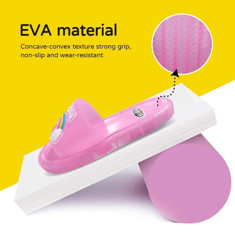 2023 Girl Slippers Children LED Kids Slippers Baby Bathroom Sandals Kids Shoes for Girl Boys Light Up Shoes Toddler