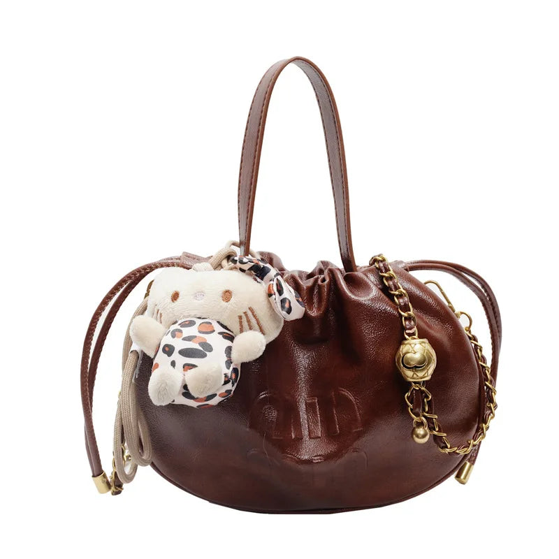 Ladies 2025 Designer Cloud Bag Pleated Chain Crossbody Bag Luxury Convertible Shoulder Bag Event