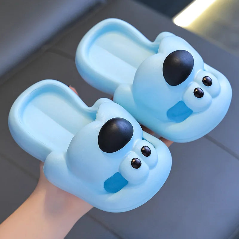 Summer Children's Boy Girl Slippers Cartoon Dog Sandals Anti-Slip Kid Shoes Soft Sole Baby Slippers Indoor Hole Shoes A1219
