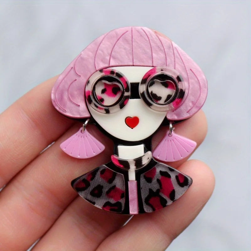 Fashion Design Ladies Element Brooch Personality Temperament Elegant Ladies Pin Accessory Gift